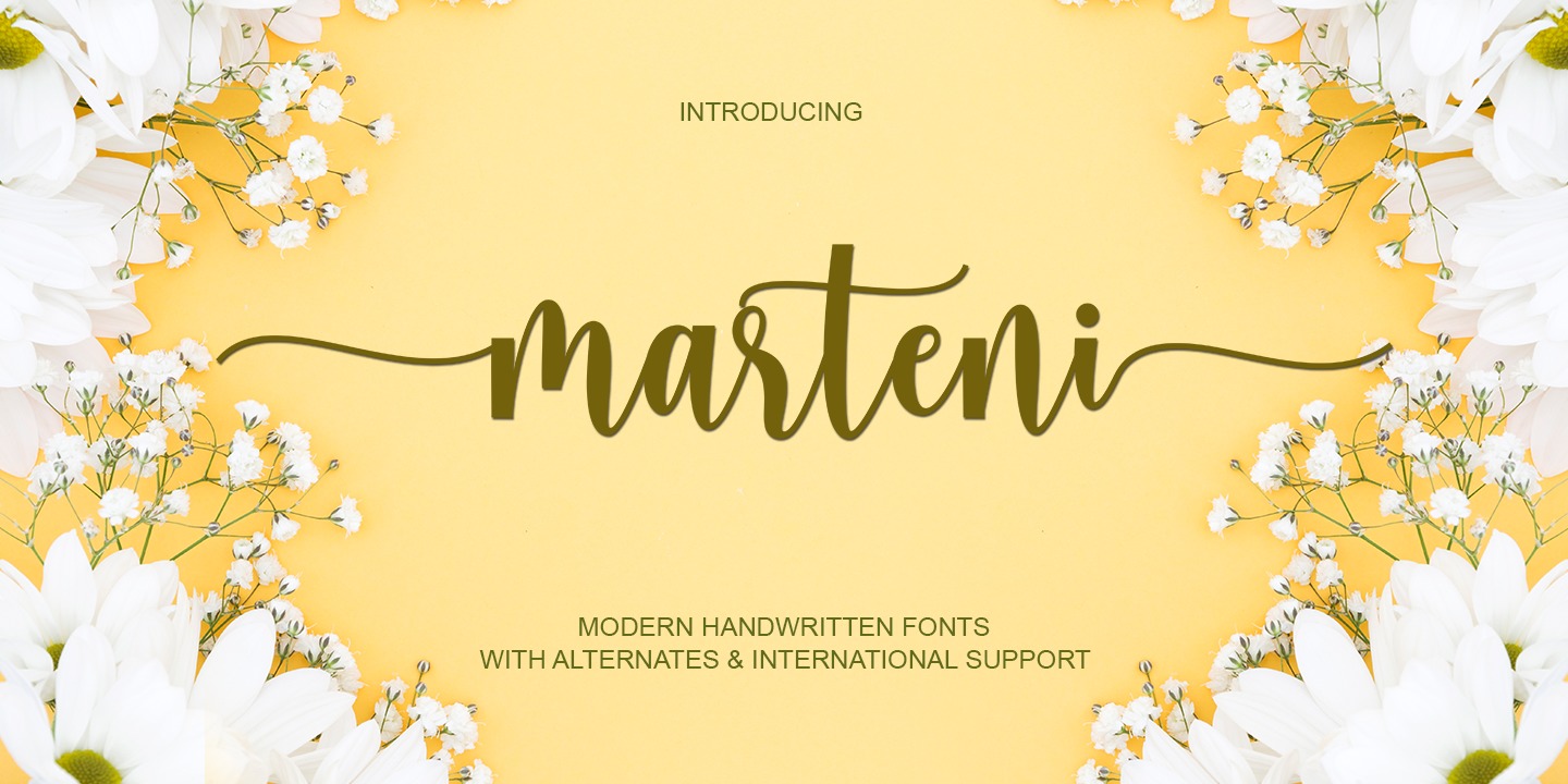 Marteni Font preview